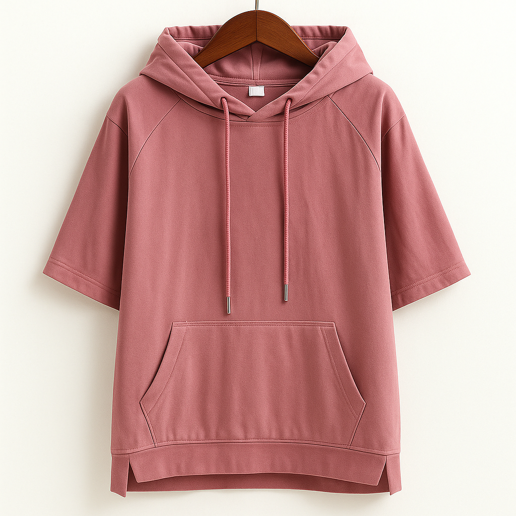 Women's Short-Sleeve Hoodie