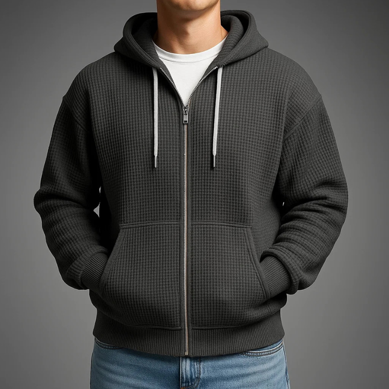Men's Waffle Hoodie-Outfit2Go