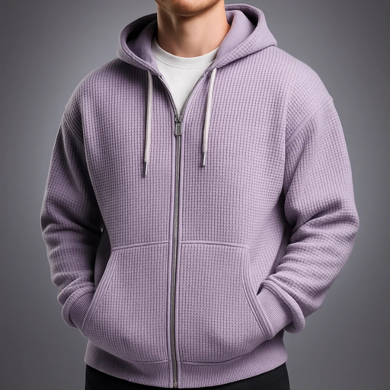 Men's Waffle Hoodie-Outfit2Go