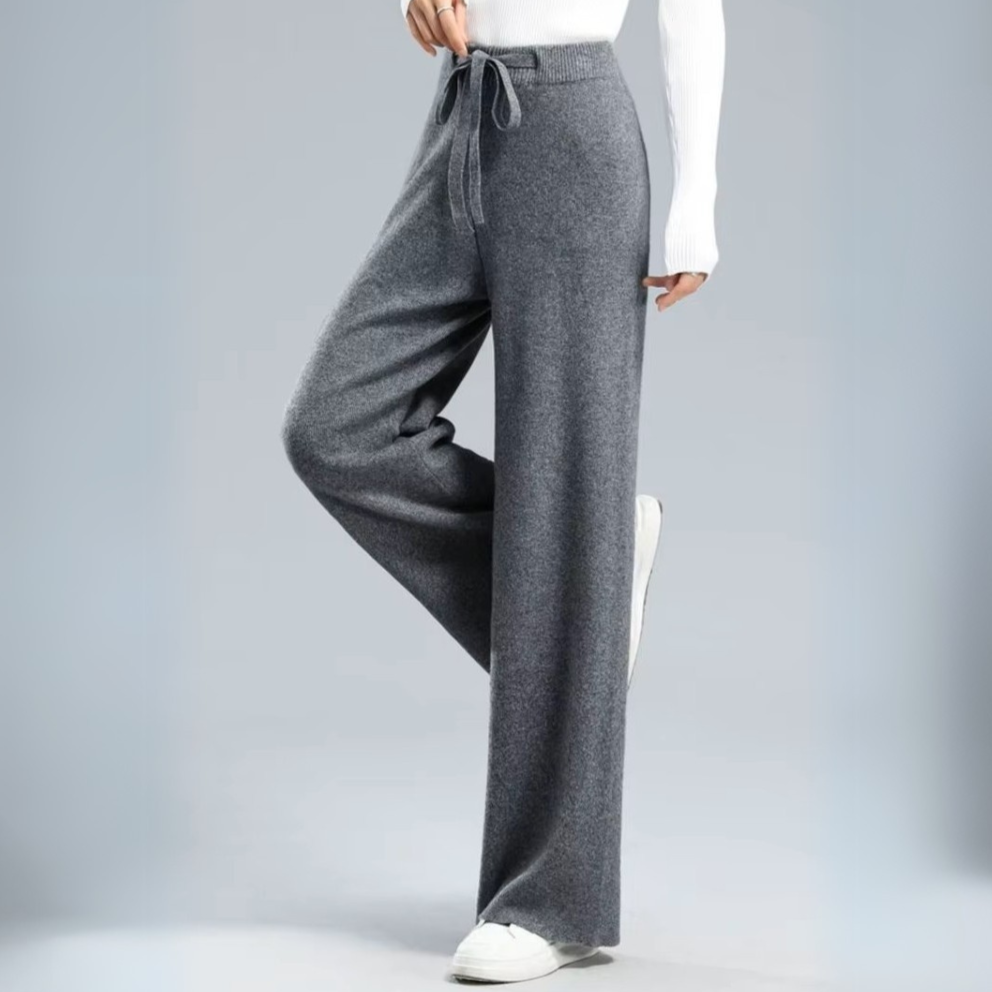 Women's Mélange Knit Lounge Pants for Comfort and Style-Outfit2Go