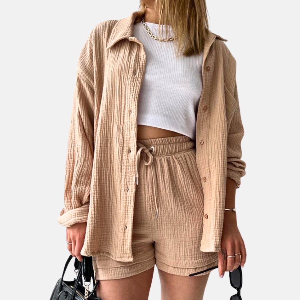 Women's Isla Lounge Set - Comfortable and Stylish Homewear-Outfit2Go