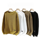 Men's Waffle Crewneck Sweater-Outfit2Go