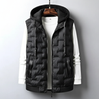 Men's Hooded Vest – Versatile Layering for Comfort and Style.-Outfit2Go