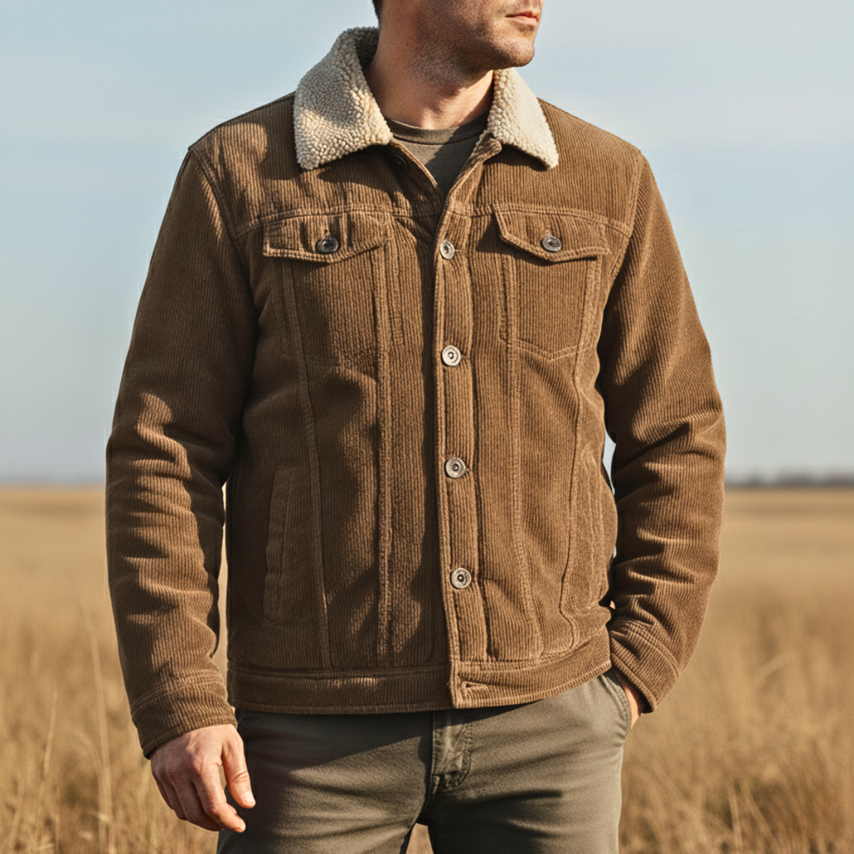 Men's Heritage Corduroy Jacket – Timeless Style and Comfort.-Outfit2Go