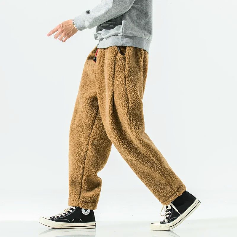 Men's Lambswool Sweatpants - Cozy and Stylish