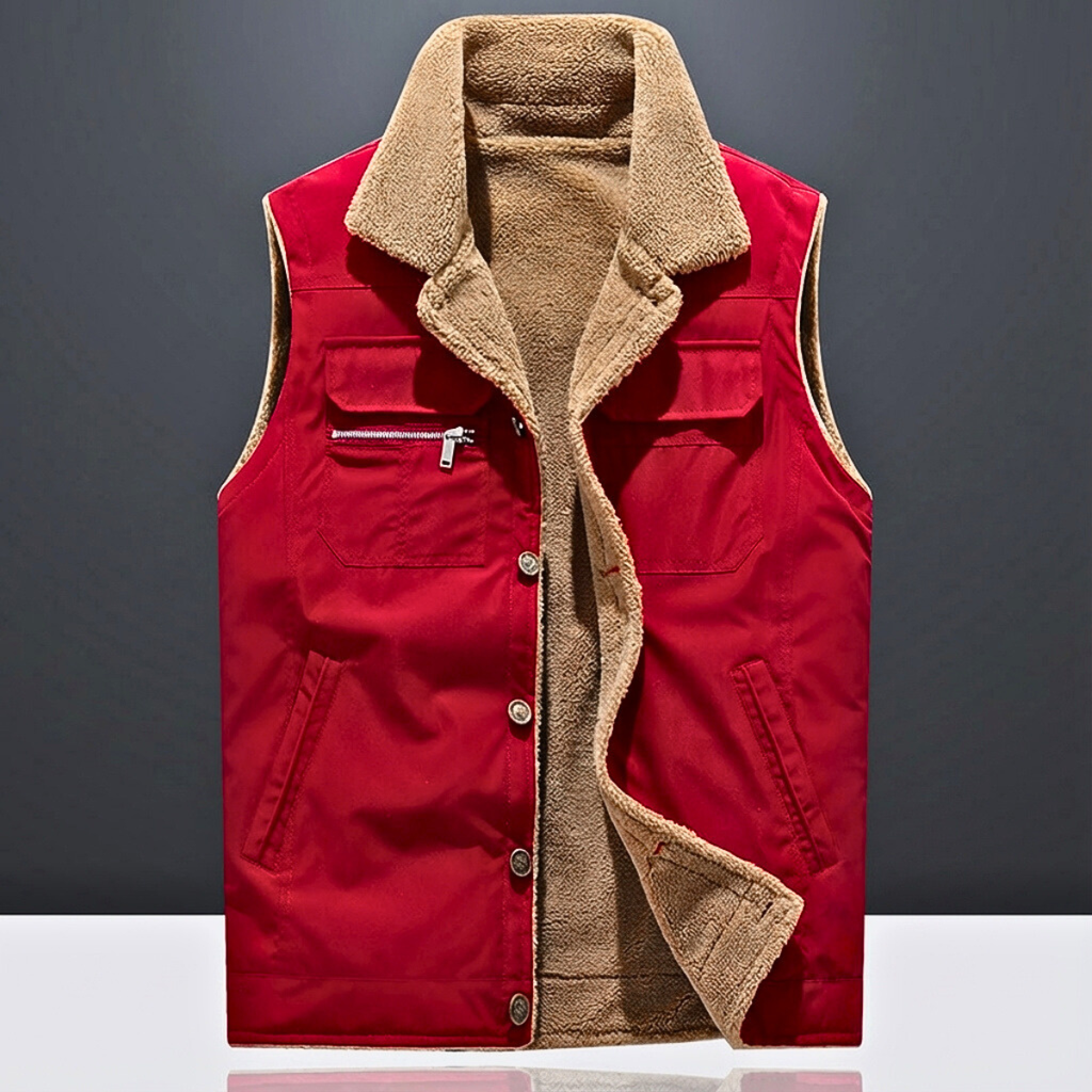 Men's Fleece Vest – Ultimate Comfort and Warmth.-Outfit2Go