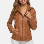 Women's Savona Leather Jacket - Stylish & Durable Outerwear-Outfit2Go
