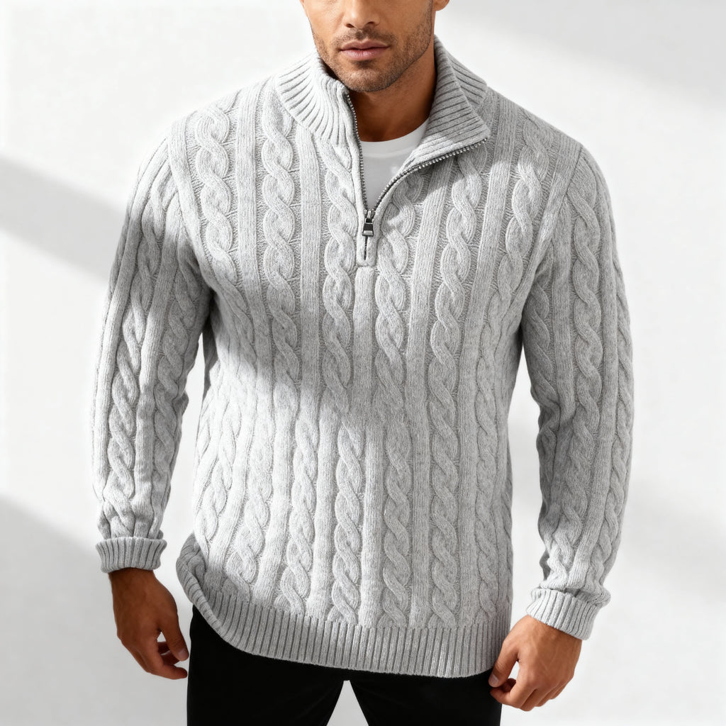 Men's Zip Sweater Casual Lightweight Design-Outfit2Go