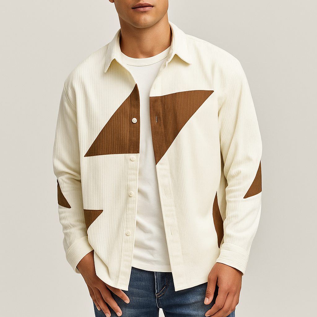Oslo Retro Button-Up Shirt for Casual and Smart-Casual Outfits