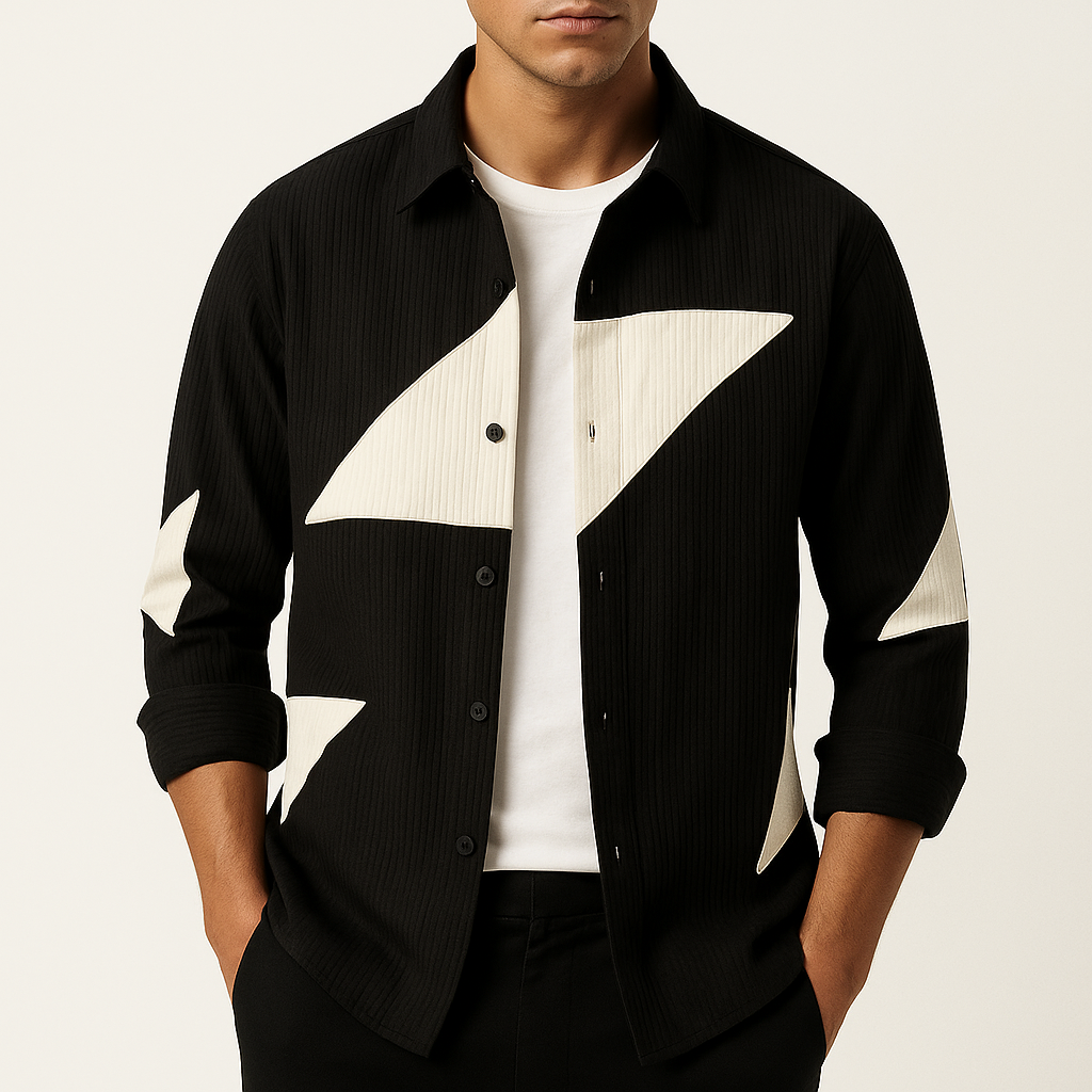 Oslo Retro Button-Up Shirt for Casual and Smart-Casual Outfits