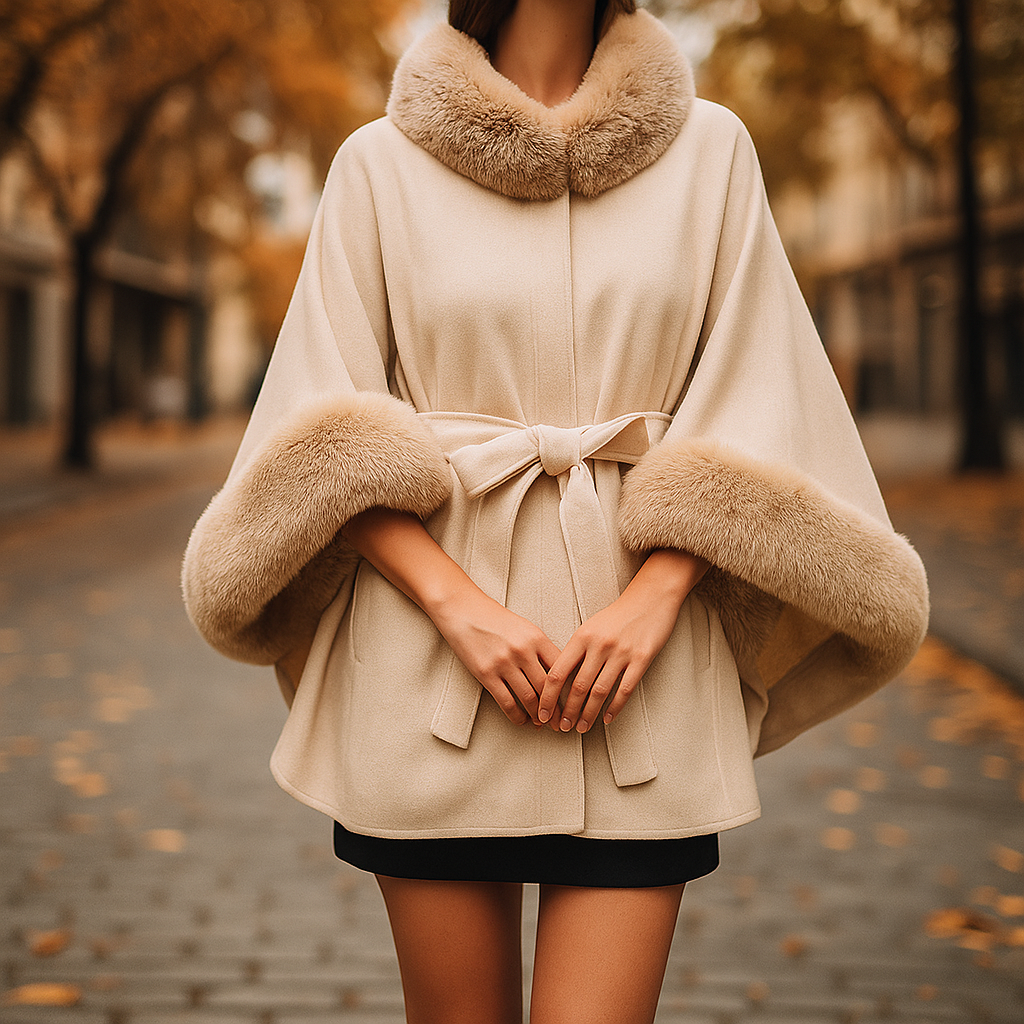 Belrose Cozy Plush Shawl for Warmth and Style - OUTFIT2GO