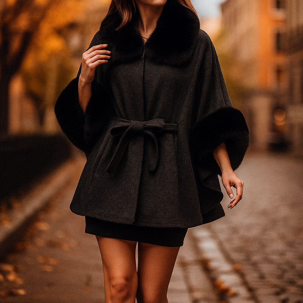 Belrose Cozy Plush Shawl for Warmth and Style - OUTFIT2GO