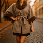 Belrose Cozy Plush Shawl for Warmth and Style - OUTFIT2GO