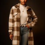 Women's Cozy Fleece Overcoat-Outfit2Go