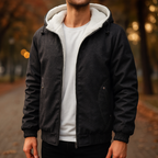 Men's Fleece-Lined Hooded Jacket-Outfit2Go