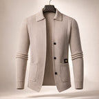 Men's Textured Button Cardigan-Outfit2Go
