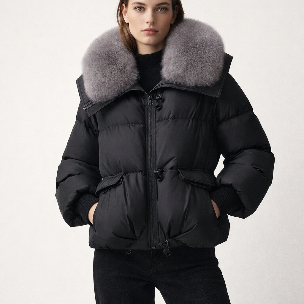 Women's Luxurious Fur Jacket-Outfit2Go
