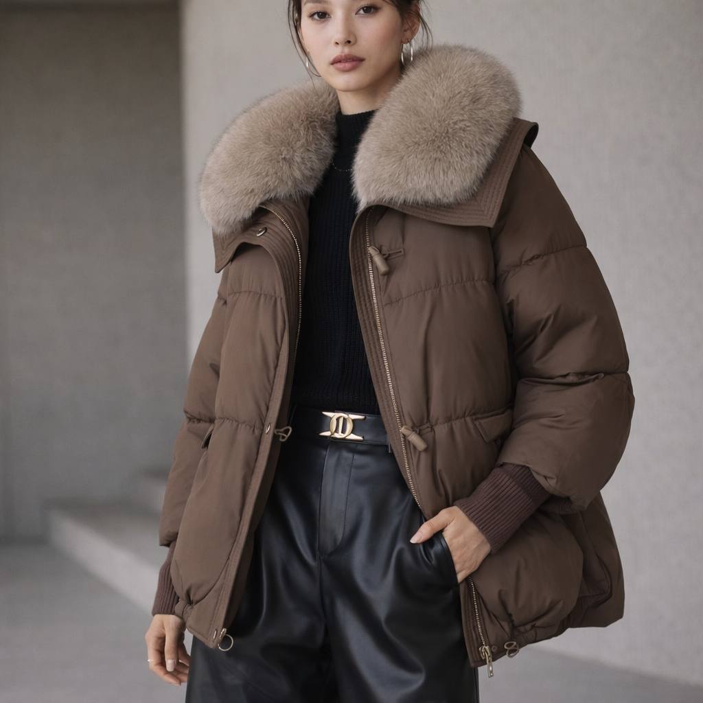 Women's Luxurious Fur Jacket-Outfit2Go