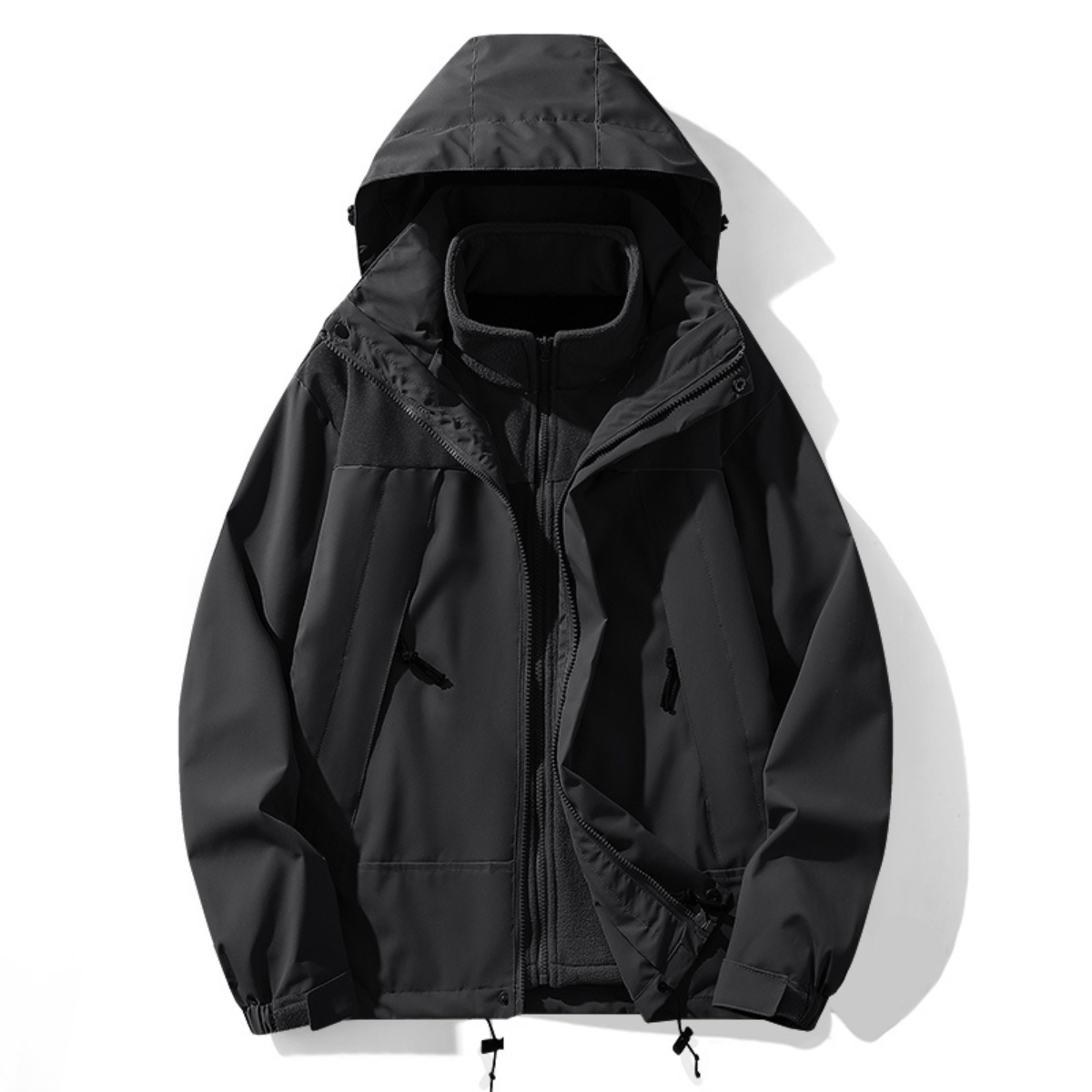 Men's Hooded Jacket – Stylish and Comfortable Outerwear.-Outfit2Go
