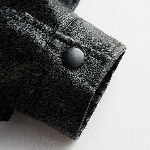 Men's Black Leather Jacket