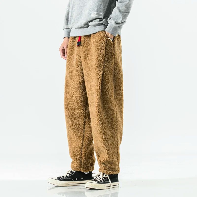 Men's Lambswool Sweatpants - Cozy and Stylish