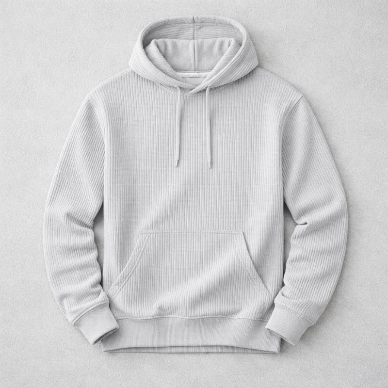 Men's Corduroy Hoodie - Stylish and Comfortable