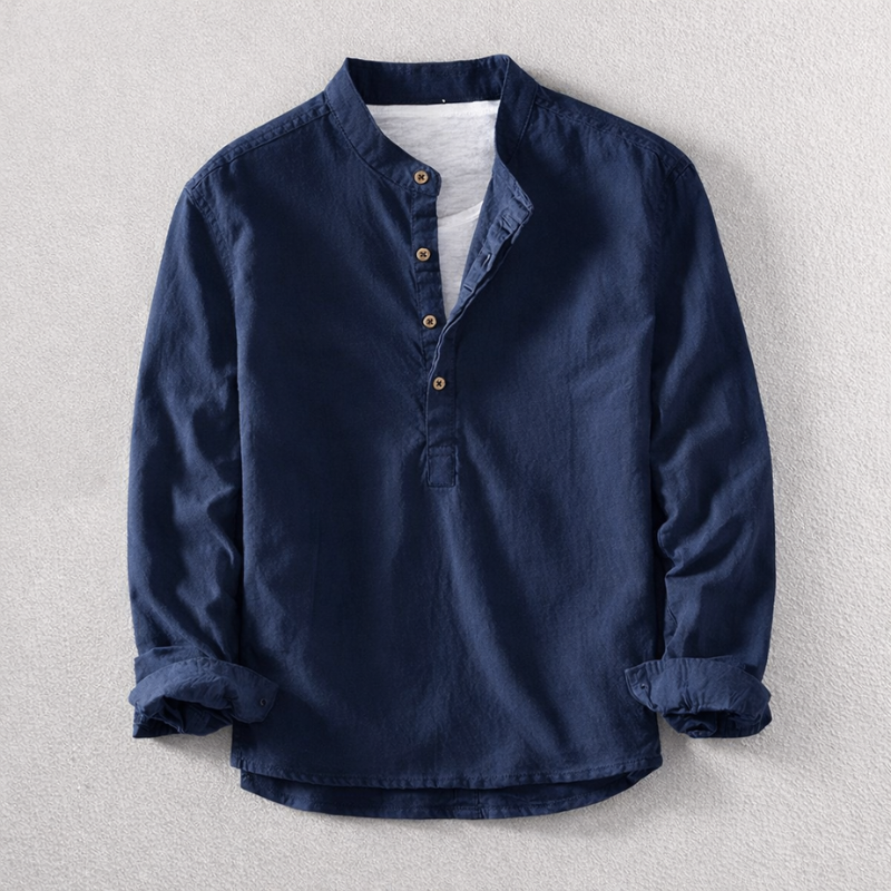 Men's Henley Shirt - Stylish and Comfortable