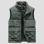 Men's Sherpa Corduroy Vest-Outfit2Go