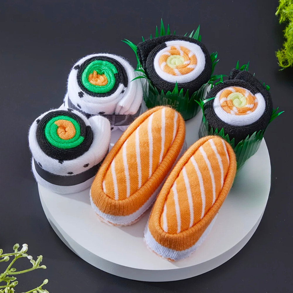 Creative Sushi-Themed Socks for Fun Fashion-Outfit2Go