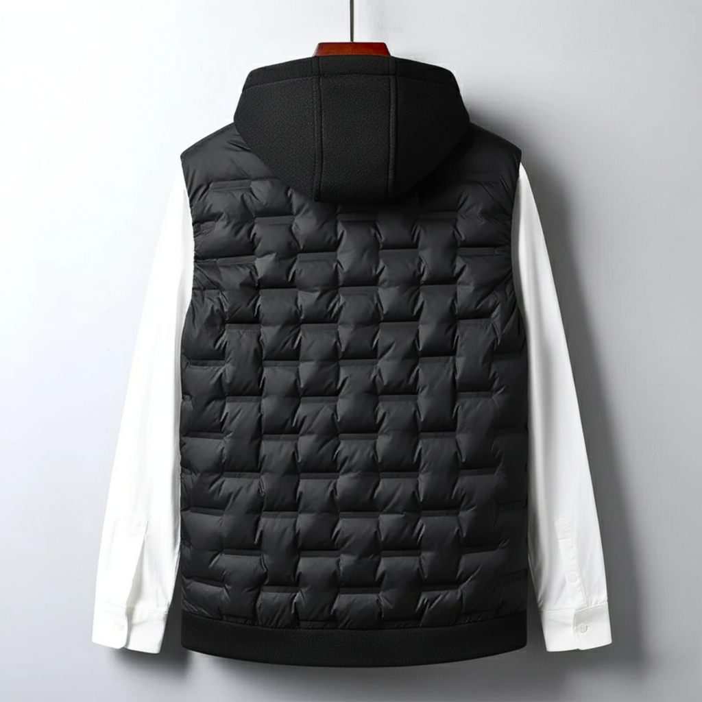 Men's Hooded Vest – Versatile Layering for Comfort and Style.-Outfit2Go