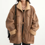 Women's Suede Jacket in Tuscany Style-Outfit2Go