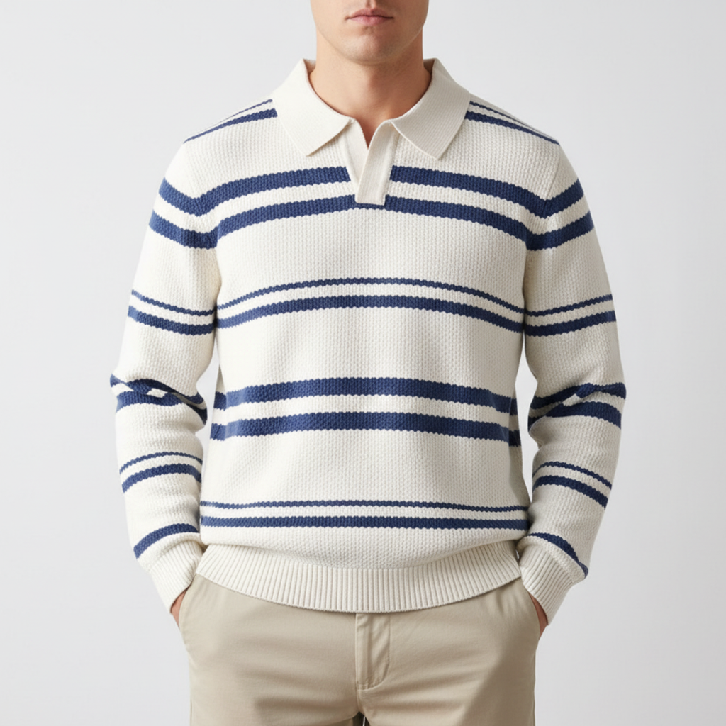 Men's Knit Polo – Comfortable and Stylish Everyday Wear.-Outfit2Go