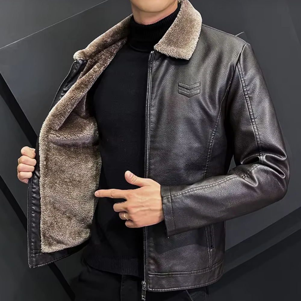 Men's Pilot Bomber Jacket – Stylish and Versatile Outerwear.-Outfit2Go