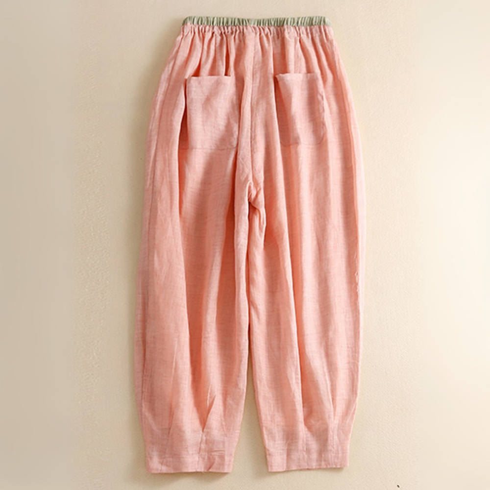 Women's Savona Linen Trousers-Outfit2Go