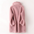 Women's Shearling Coat - Stylish and Cozy Outerwear