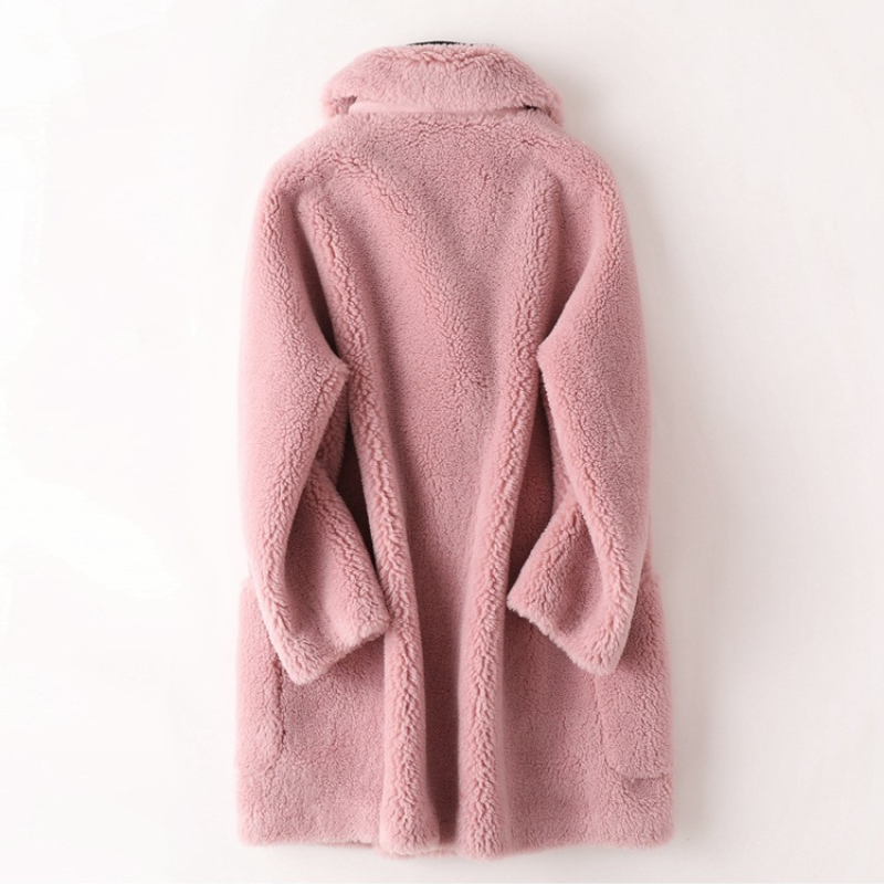 Women's Shearling Coat - Stylish and Cozy Outerwear
