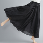 Women's Linen Willow Skirt - Lightweight & Stylish-Outfit2Go