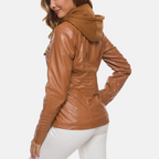 Women's Savona Leather Jacket - Stylish & Durable Outerwear-Outfit2Go