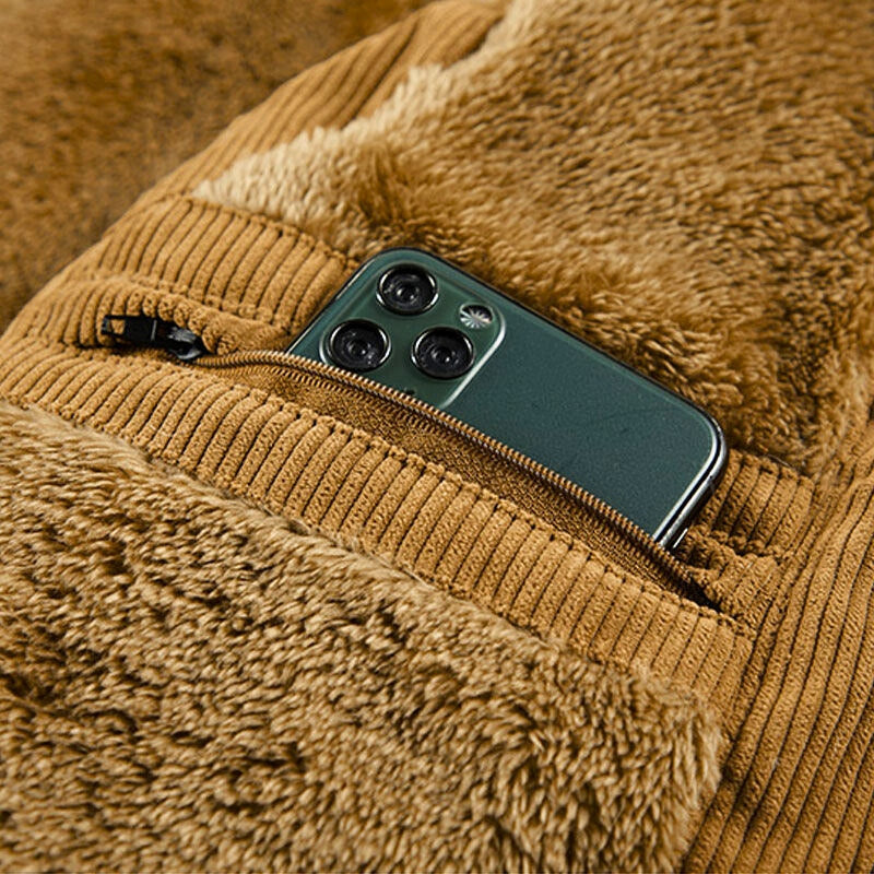 Men's Sherpa Corduroy Vest-Outfit2Go