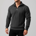 Men's Quarter-Zip Sweater - Cambridge Style