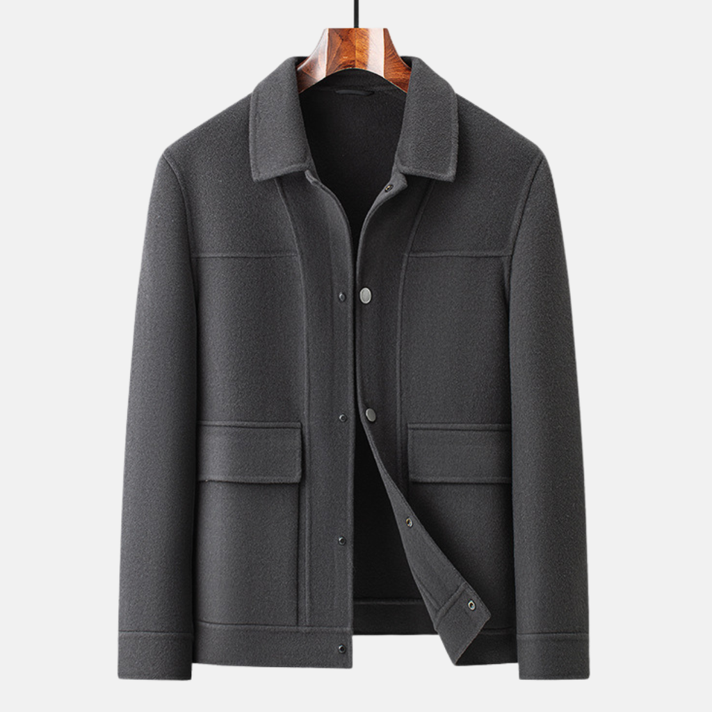 Men's Wool Coat – Stylish Warmth and Timeless Elegance.-Outfit2Go