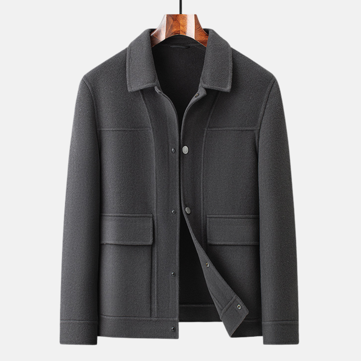 Men's Wool Coat – Stylish Warmth and Timeless Elegance.-Outfit2Go
