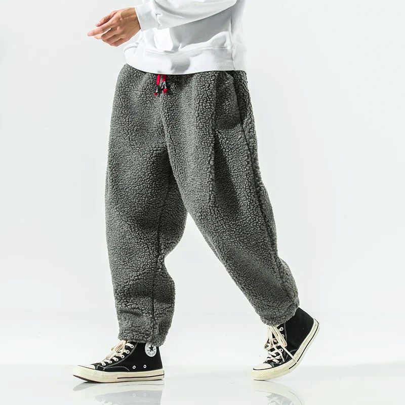 Men's Lambswool Sweatpants - Cozy and Stylish