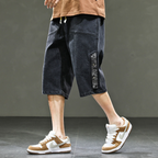 Men's Raw Denim Shorts-Outfit2Go