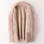 Women's Shearling Coat - Stylish and Cozy Outerwear