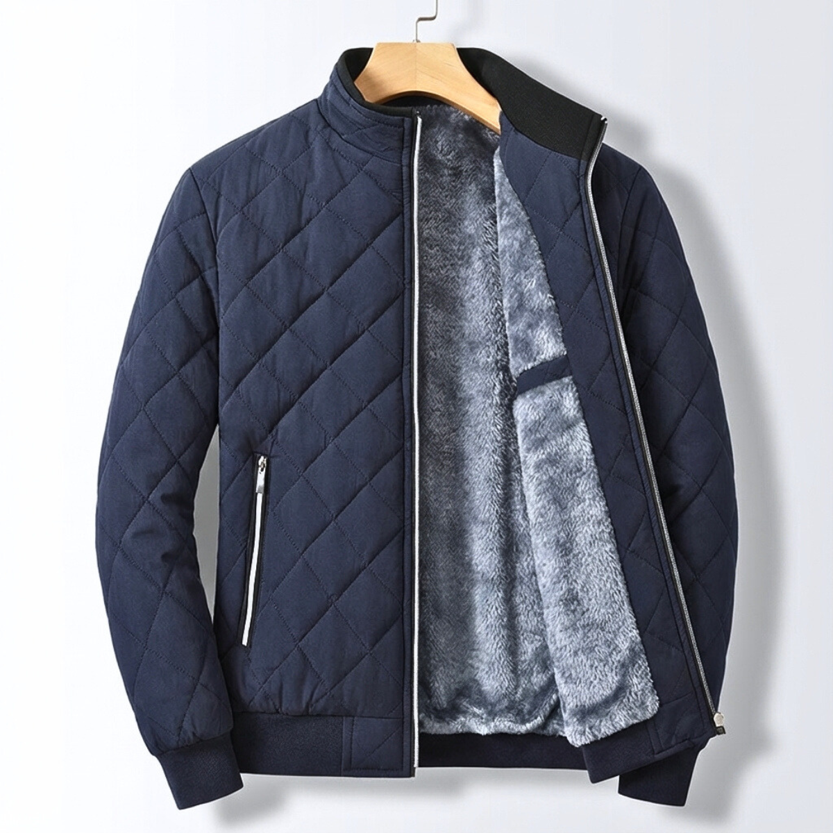 Men's Quilted Jacket – Stylish Warmth and Comfort.-Outfit2Go