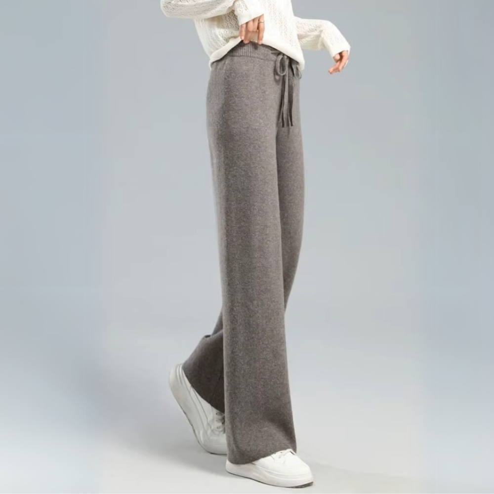 Women's Mélange Knit Lounge Pants for Comfort and Style-Outfit2Go