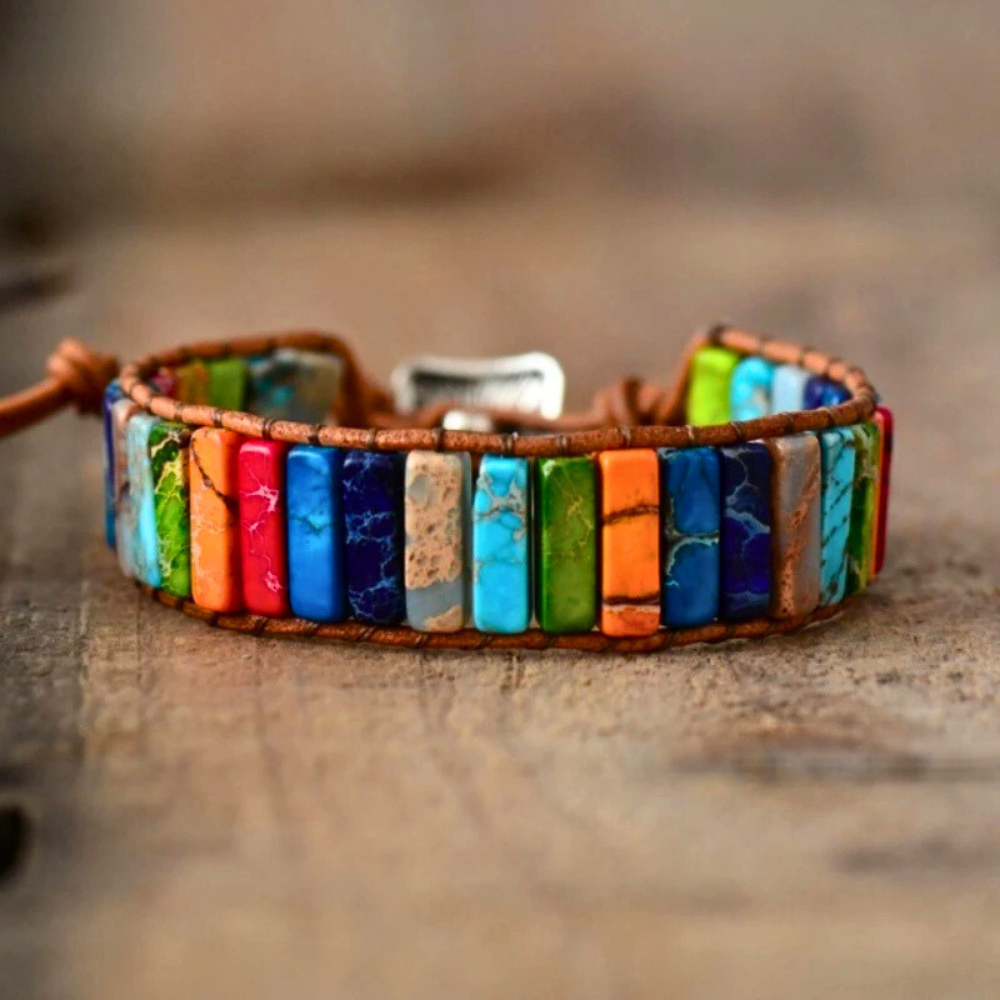 Eco-Friendly Earth-Inspired Tile Bracelet-Outfit2Go