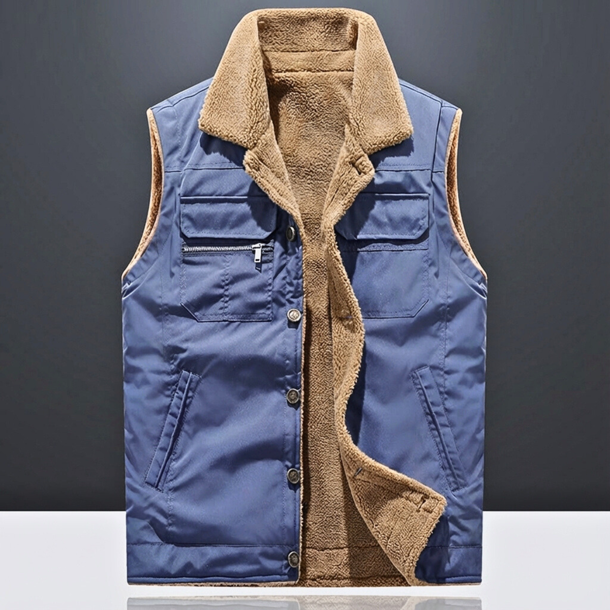 Men's Fleece Vest – Ultimate Comfort and Warmth.-Outfit2Go