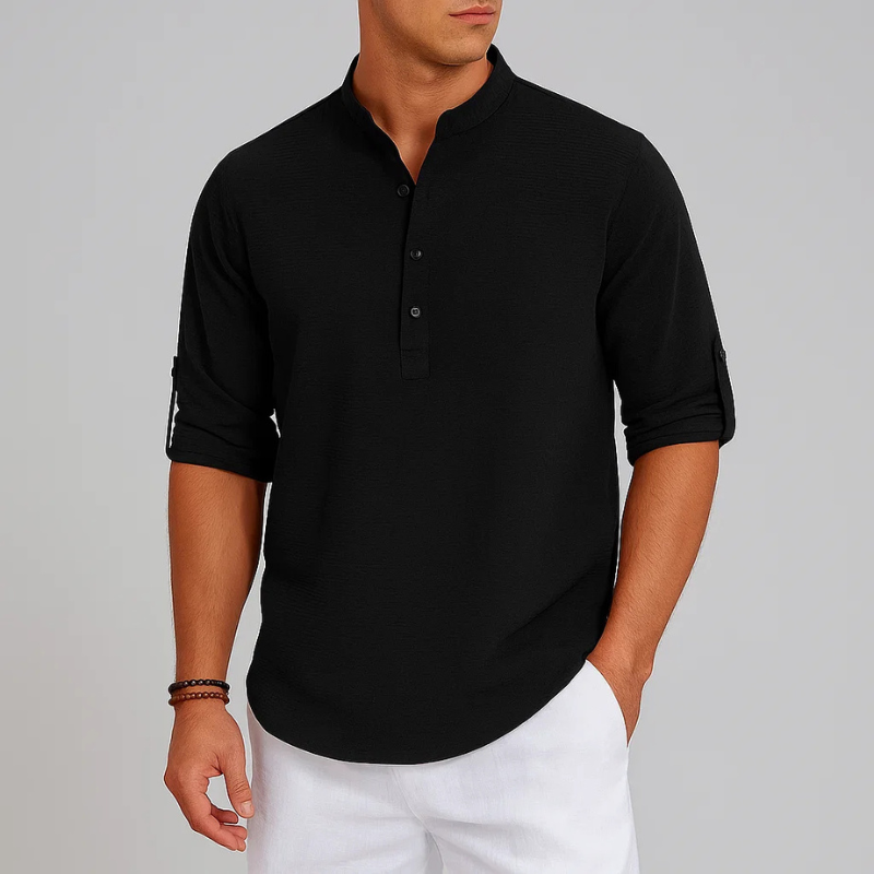 Men's Classic Henley Shirt